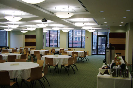 NYU Kaufman Hall Reception Room